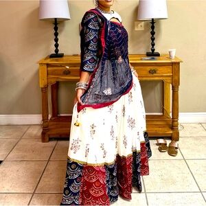 Cotton chaniya choli with 10 meter full material